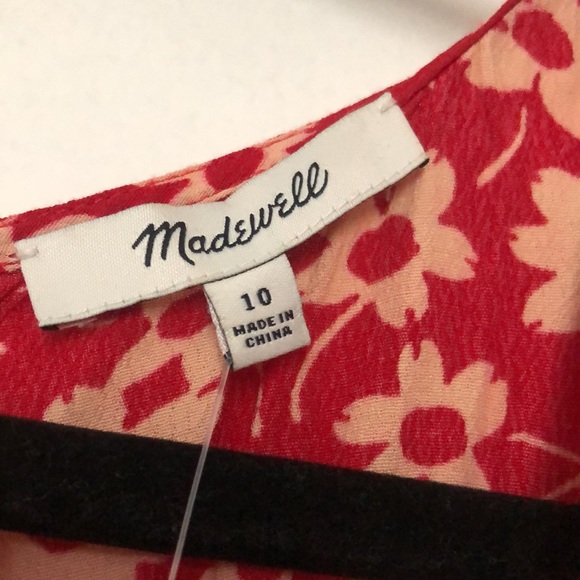 Madewell Wrap Front Mini Daisy Romper - Picture 3 of 3